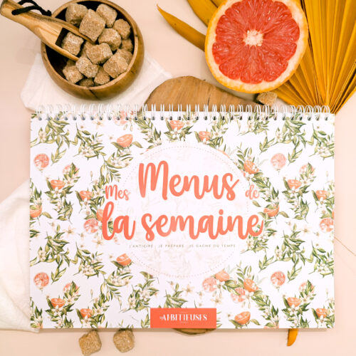 Organisateur de menu de la semaine -vitamines