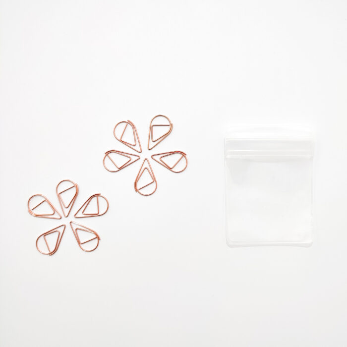 Trombones rose gold (paquet de 10 pièces)