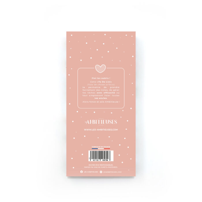 To do list rose verso