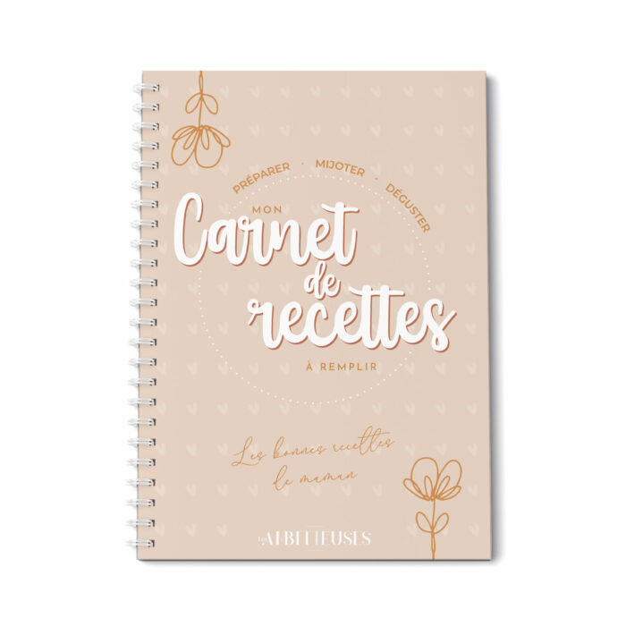 Carnet de recettes à offrir pour la fête des mères