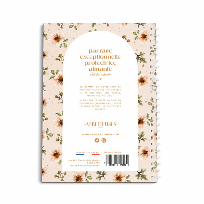 Carnet de notes pour maman