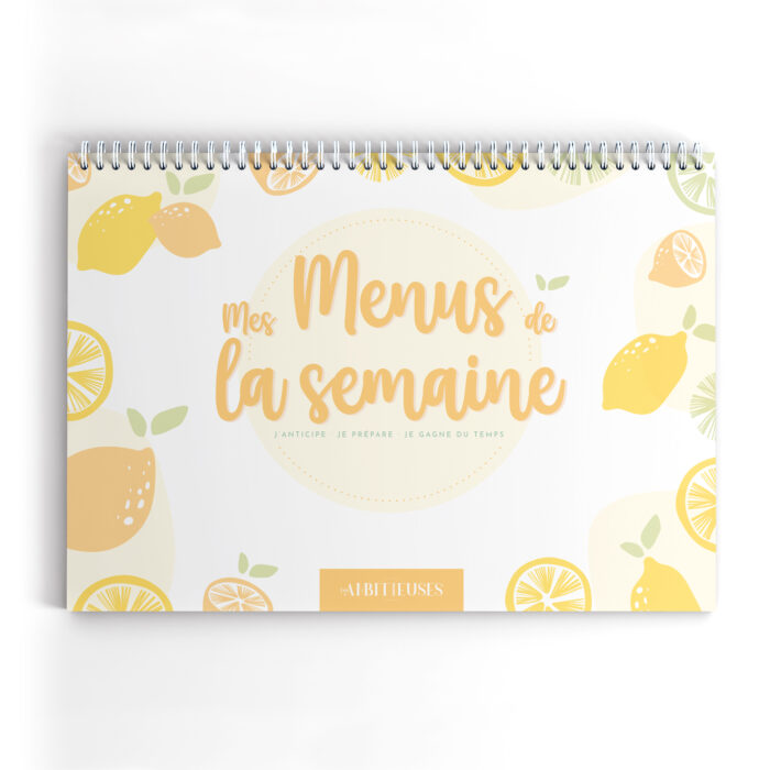 Planification de menus avec l'organisateur citron recto