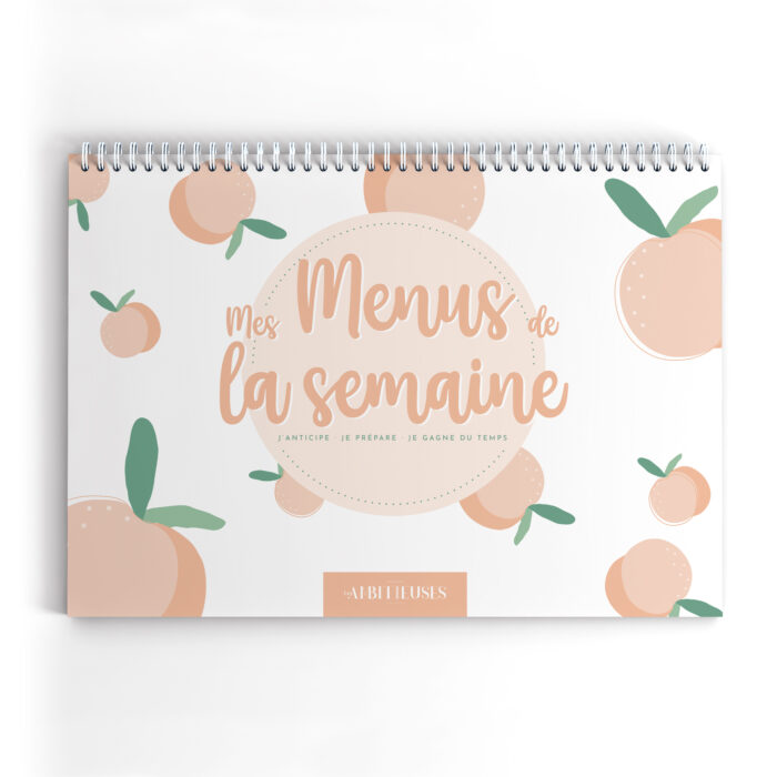 Anticipation des menus de la semaine avec l'organisateur pêche couverture