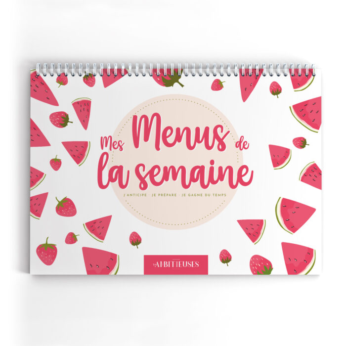 Batchcooking avce l'organisateur de menus pastèque recto