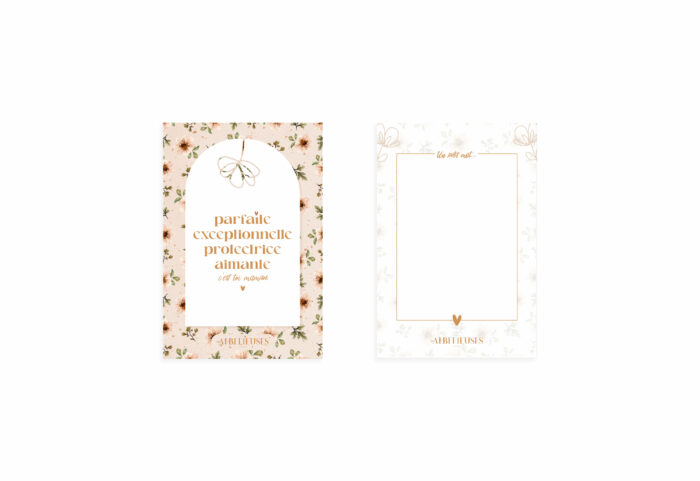 Carte offerte dans les coffrets cadeaux