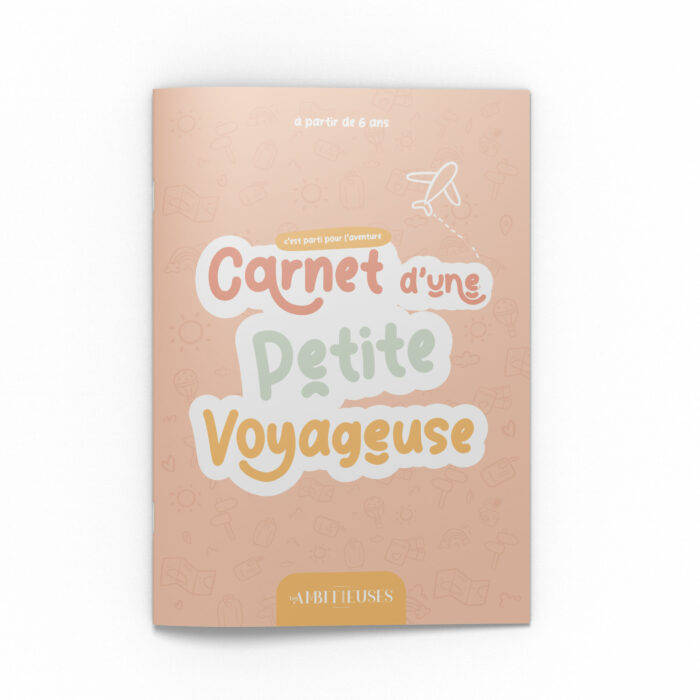 Carnet activités voyage enfant rose