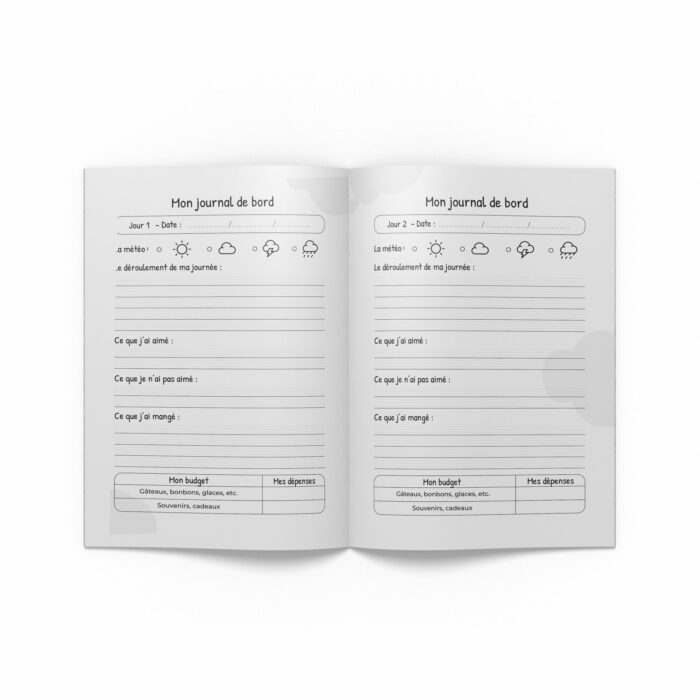 Journal de bord enfant