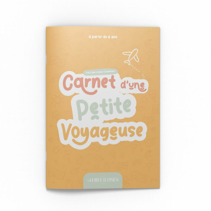 Carnet activités voyage enfant orange
