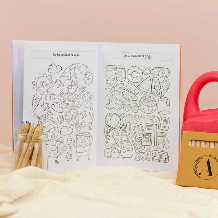 Coloriage enfants vacances