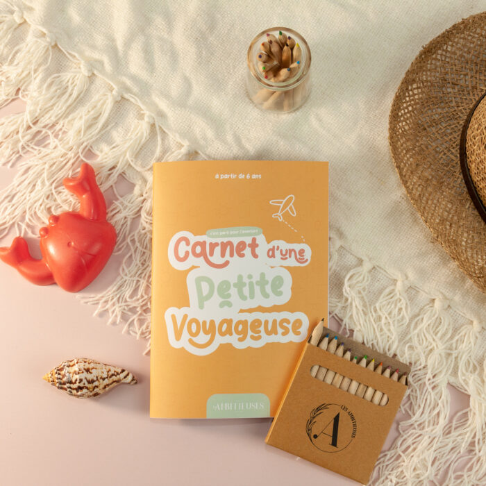 Carnet d'une petite voyageuse orange
