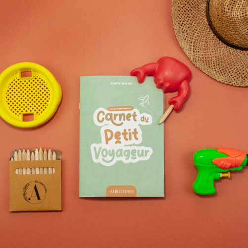 Carnet voyage enfant - Garçon vert