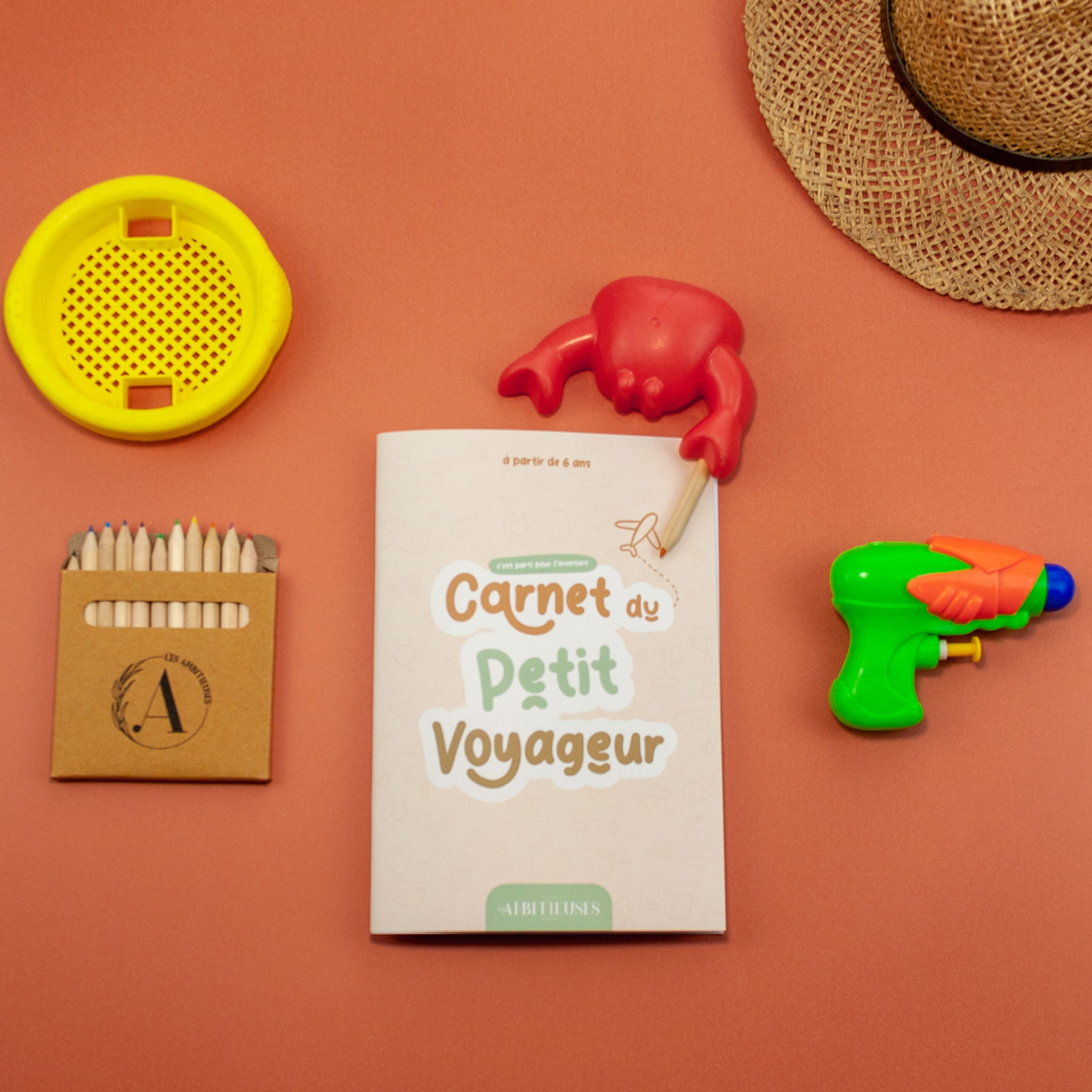 Carnet voyage enfant - Garçon beige