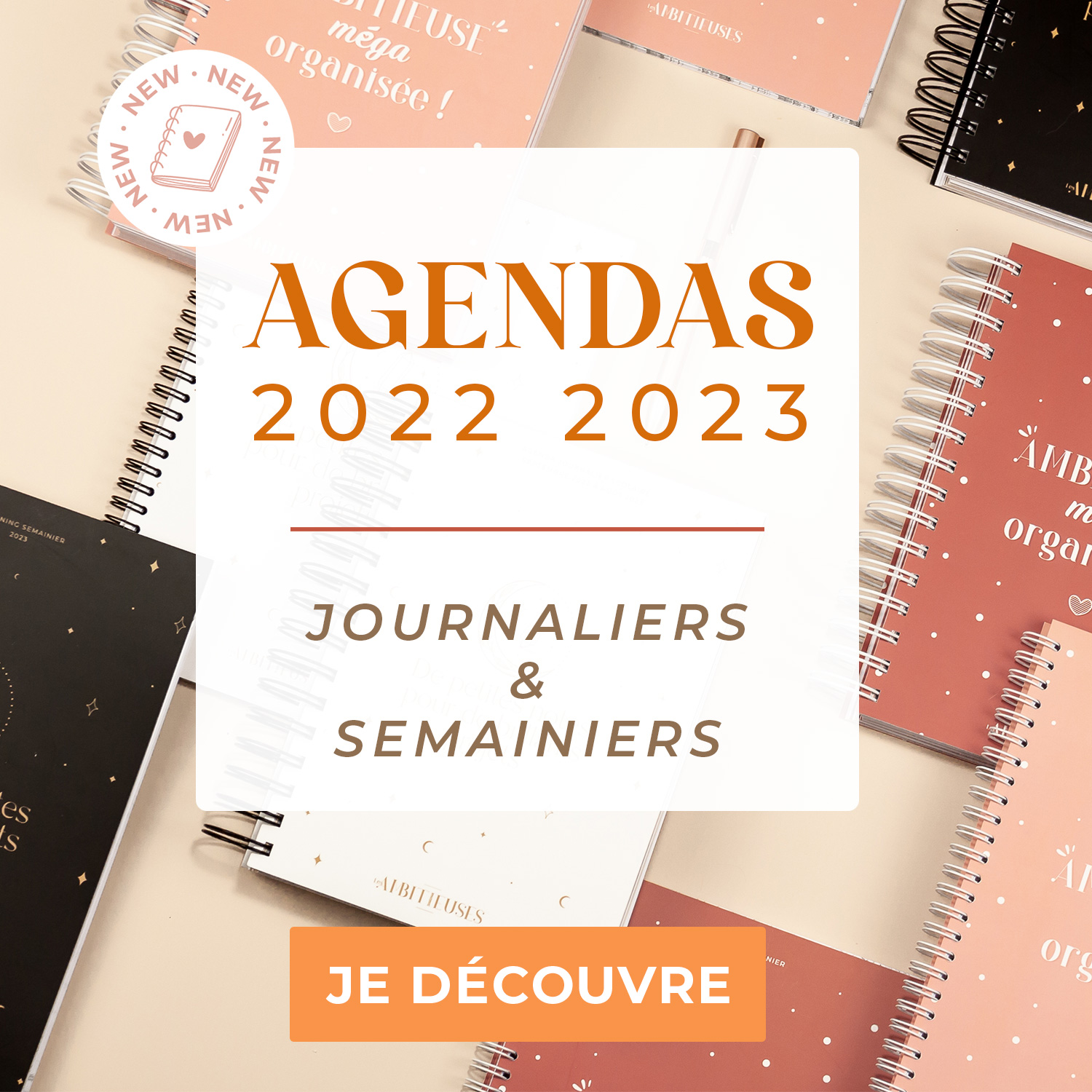 Nouveauté agendas 2022/2023
