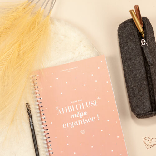 Agenda hebdomadaire 2023 - Cocooning rose