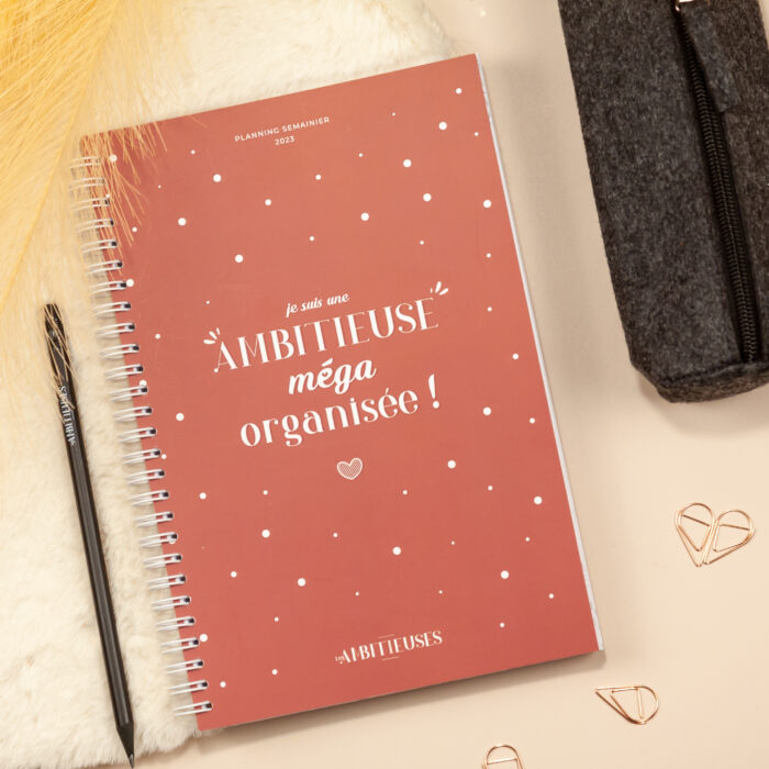 Agenda annuel terracotta
