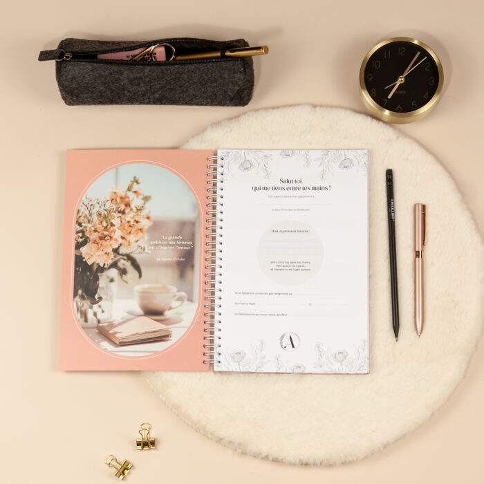 Agenda féminin rose